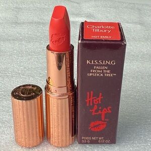 Charlotte Tilbury KISSING Fallen From the lipstick Tree Hot Emily Lipstick BNIB